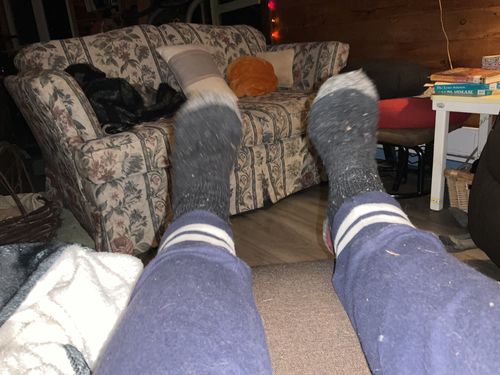 Customer photo review of J.B. Field's "Power Trekker" Wool & Cotton Low-cut Socks (Assorted 3PK) - CLEARANCE