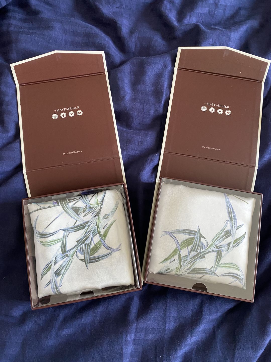Customer photo review of Hummingbird Pure Silk Pillowcase