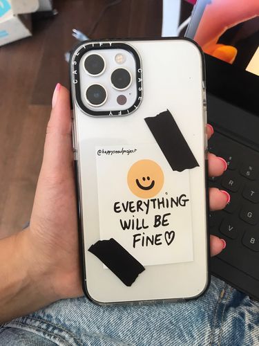 Customer photo review of Simple Ticket Label iPhone Case