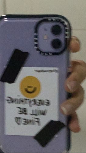 Customer photo review of Simple Ticket Label iPhone Case