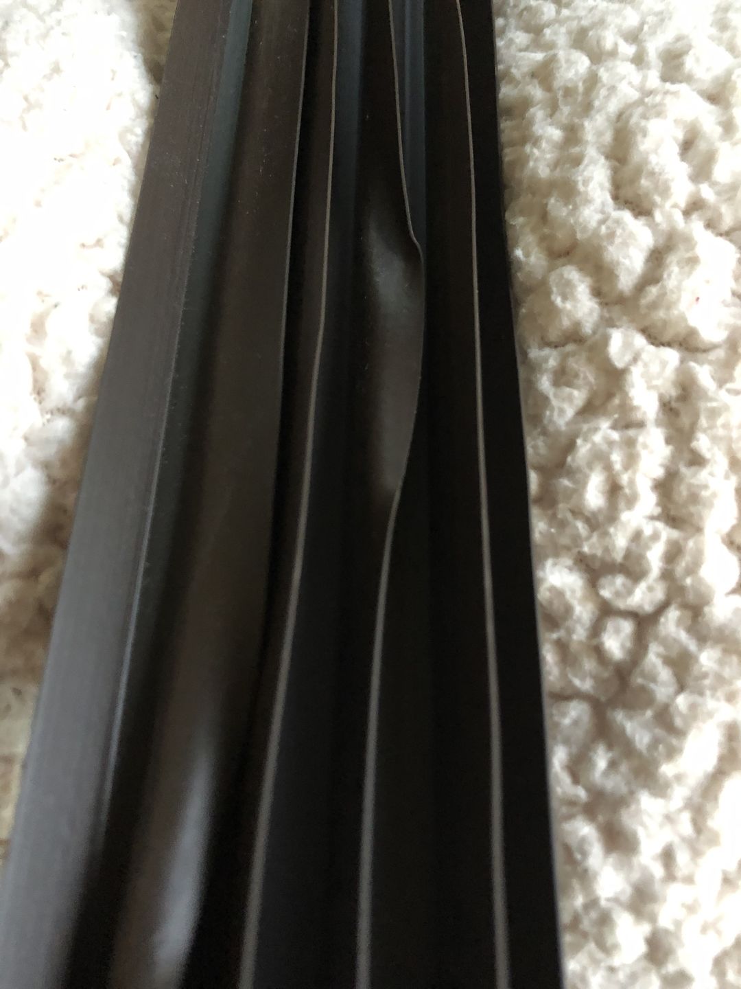 Customer photo review of 36" Pease Drive-On Fiberglass Door Sweep