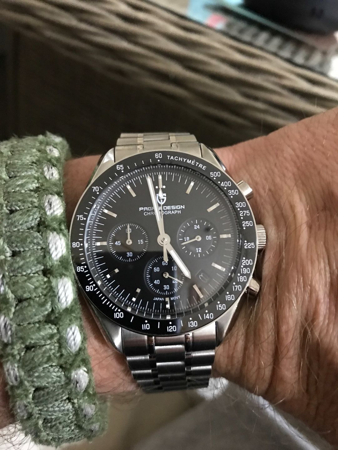 Customer photo review of Pagani Design PD-1701 "Speedmaster"  Watch