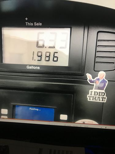 Customer photo review of "I Did That" Funny Sticker