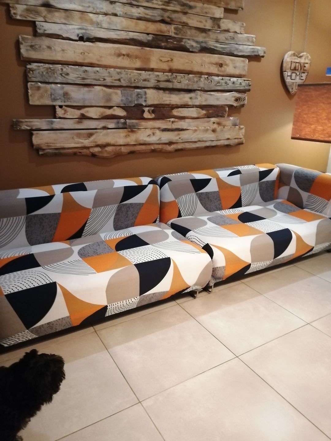 Customer photo review of Vintage - Housses Extensibles de Fauteuil et Canapé
