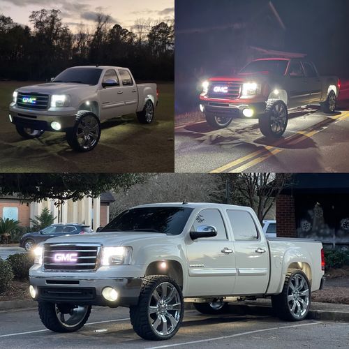 Customer photo review of Illuminated GMC Multicolor LED Emblem (2007-2021)