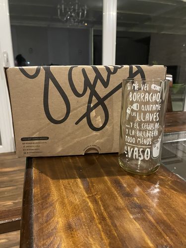 Customer photo review of Piscoleros Juego de 6 Vasos