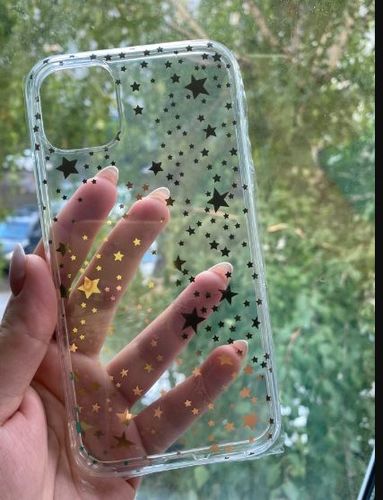 Customer photo review of Love Heart Stars iPhone Case