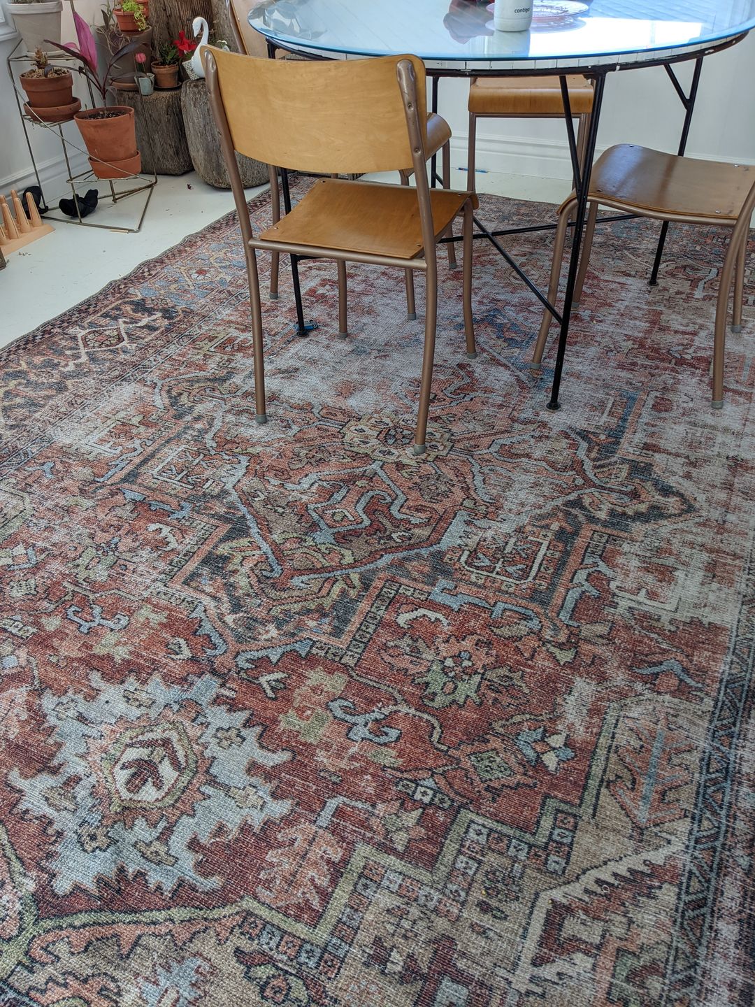 Customer photo review of Sophia Heritage Rust Rug