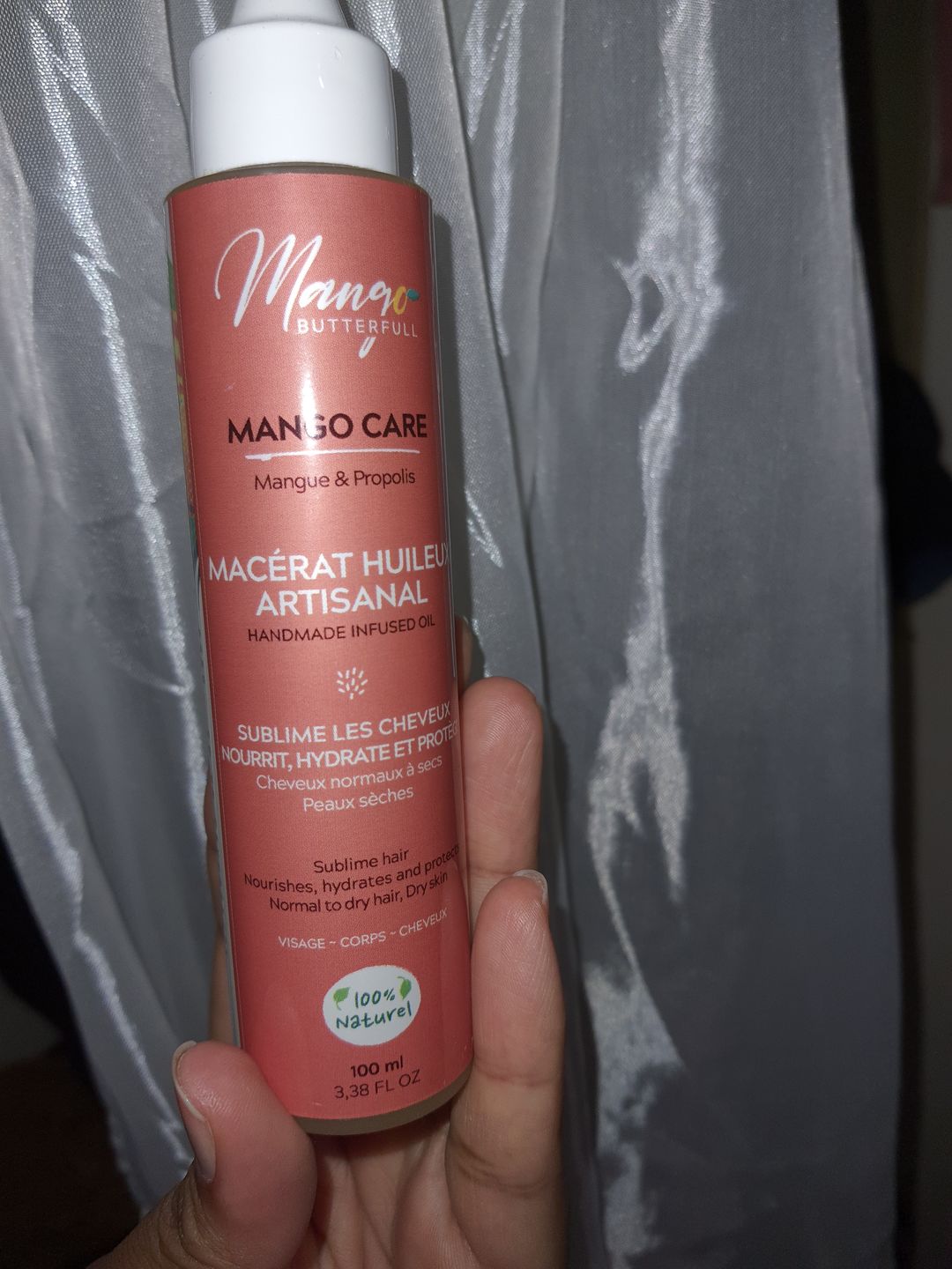 Customer photo review of Macérât huileux artisanal CARE