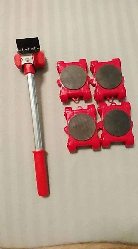 Customer photo review of Set of 5 Furniture Lifter Moving Tool - (FREE DELIVERY)