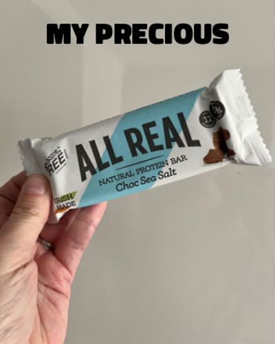 Customer photo review of Choc Sea Salt Protein Bar