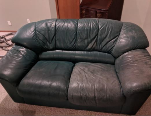 Customer photo review of Clyde's™ Leather Cleaning Foam