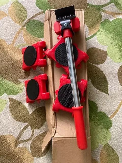 Customer photo review of Set of 5 Furniture Lifter Moving Tool - (FREE DELIVERY)