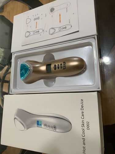 Customer photo review of HexoCryo™ At-Home Ultrasonic Facial Cryotherapy