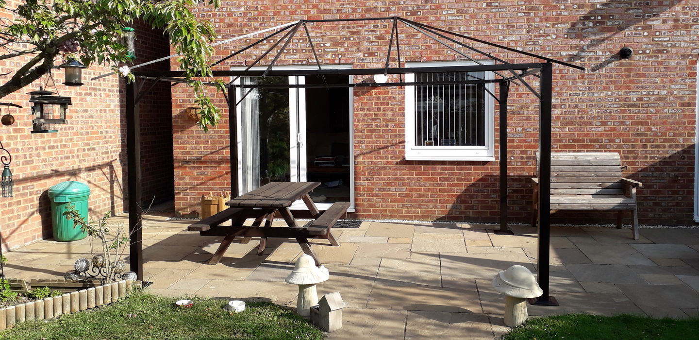 Customer photo review of Venice Garden Gazebo Canopy