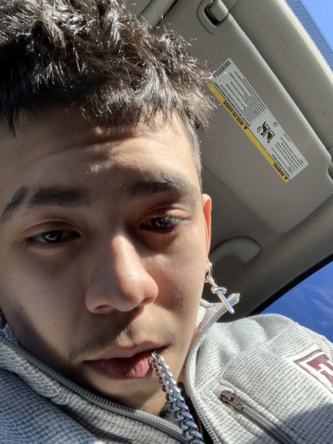Customer photo review of SWORD EARRING