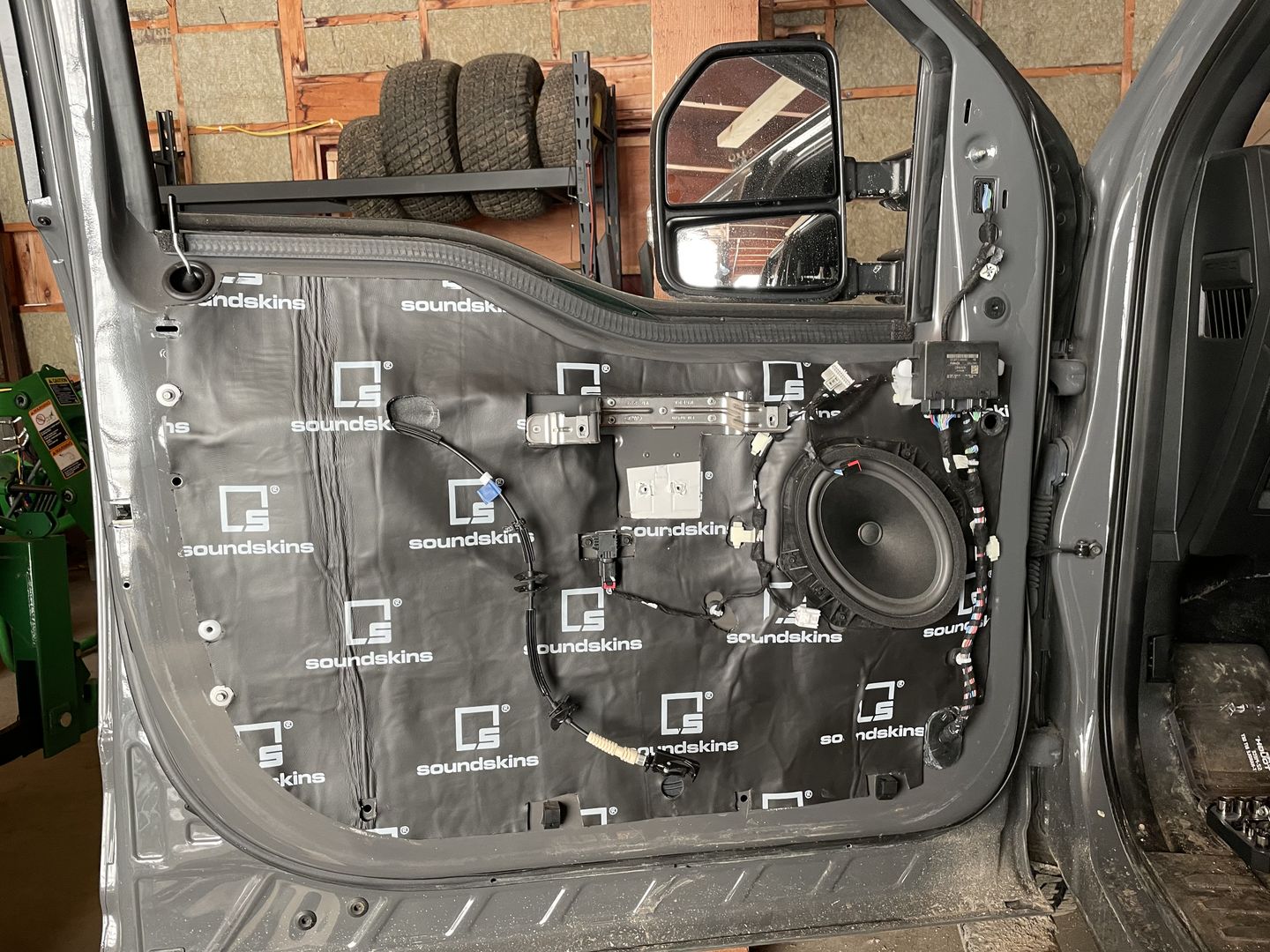 Customer photo review of SoundSkins Pro Ford F-150 4-Door Template Kit | 2015 to 2020