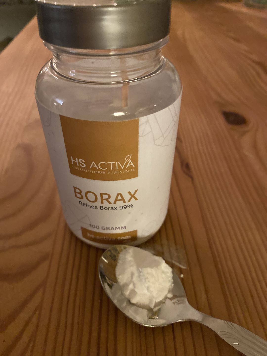Customer photo review of Borax I Pharmazeutische Reinheit 99,9% I 100 Gramm