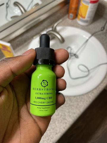 Customer photo review of Extra Strong Recovery Drops