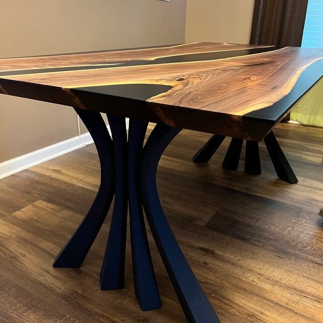 Customer photo review of Metal Table Legs - 420 Akro - 28" - Set of 2 pcs