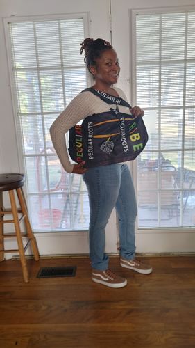 Customer photo review of Peculiar Tribe Unisex Duffel Travel/ Gym Bag (PRE-ORDER)