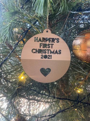 Customer photo review of My First Christmas Bauble
