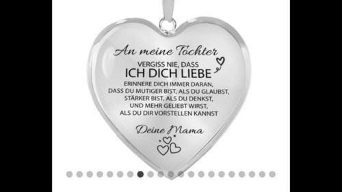 Customer photo review of Herz-Halskette - An meine Tochter von Mama