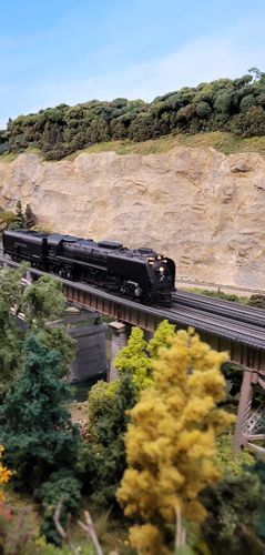 Customer photo review of PREORDER BLI 6640 Union Pacific 4-8-4, Class FEF-3, #844, Black & Graphite, Modern Excursion, Paragon4 Sound/DC/DCC, Smoke, HO