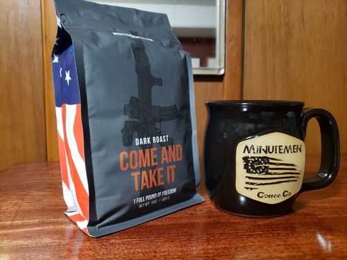 Customer photo review of 2022 MMCC Stoneware Mug and Coffee Bundle