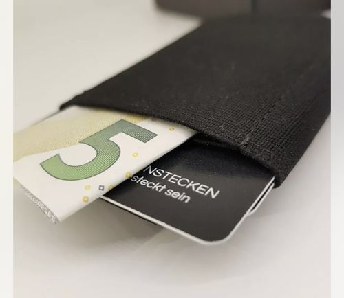 Customer photo review of Nano Boy Pocket card holder wallet with leather coin pocket