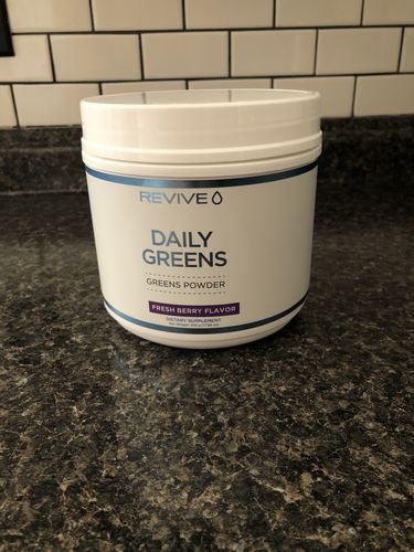 Customer photo review of Daily Greens Powder