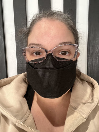 Customer photo review of [USA][YEAR-END SALE] AIRQUEEN NANO BLACK MASK (WITH CLIP)