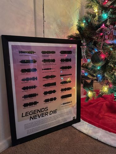 Customer photo review of "Legends Never Die"