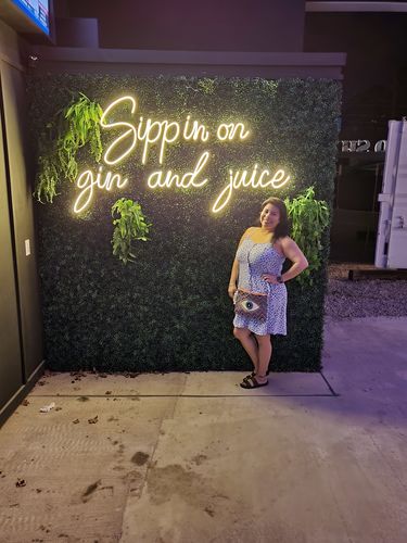 Customer photo review of Evil Eye Good Luck Clutch with Removable Crossbody Chain