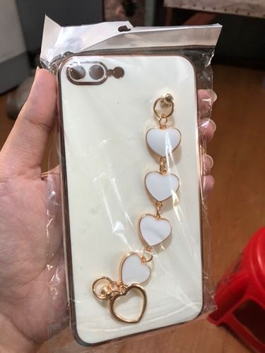 Customer photo review of Love Heart Wrist Strap iPhone Case