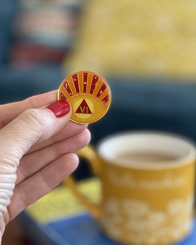 Customer photo review of Stood in the Sunlight 6 Year Specialty AA Recovery Medallion - Tri-Plated Six Year Chip/Coin