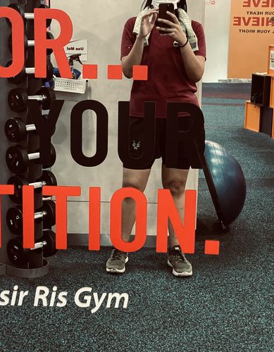 Customer photo review of #04 - 'Statement' 5" Liner Shorts