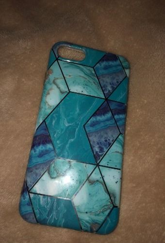 Customer photo review of Plating Marble iPhone Case