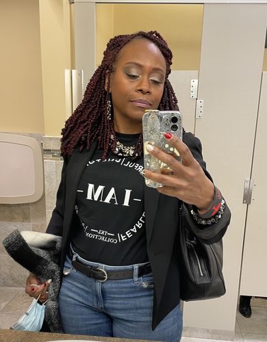 Customer photo review of "I AM" Short-Sleeve Unisex T-Shirt (S-5XL)