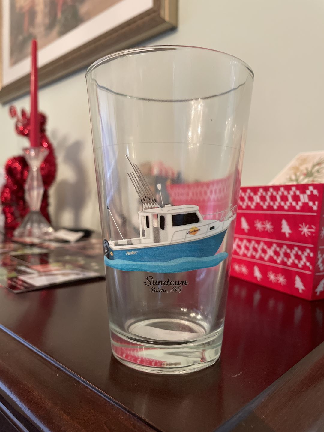 Customer photo review of Custom Pint Glasses
