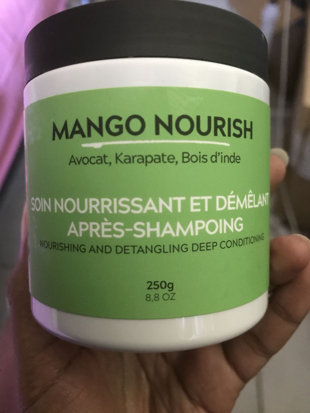 Customer photo review of Soin nourrissant et démêlant après-shampoing - NOURISH