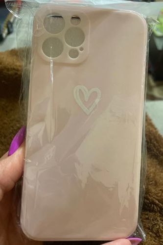 Customer photo review of Shockproof Soft Love Heart iPhone Case