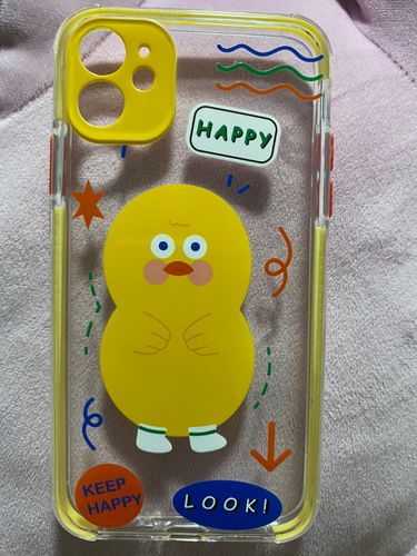 Customer photo review of Cartoon Duck Shockproof iPhone Case