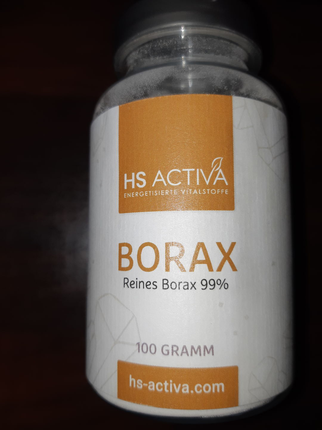 Customer photo review of Borax I Pharmazeutische Reinheit 99,9% I 100 Gramm
