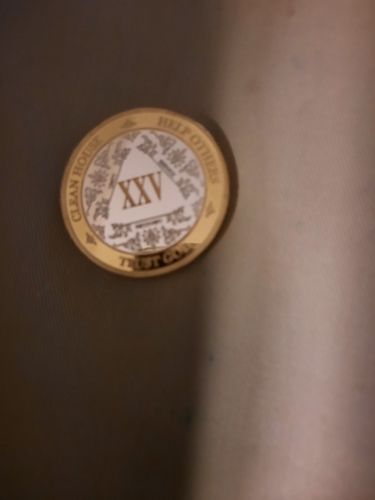 Customer photo review of 1 to 50 Year 40mm Gold & Silver AA Medallions - Bi-Plate Fancy Chips/Coins