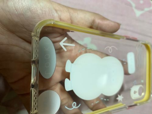 Customer photo review of Cartoon Duck Shockproof iPhone Case