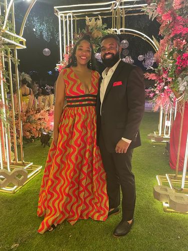 Customer photo review of African Print Deka Dress