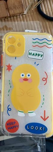 Customer photo review of Cartoon Duck Shockproof iPhone Case