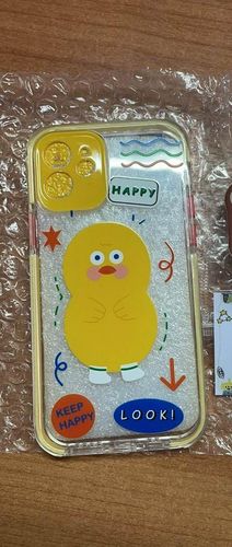 Customer photo review of Cartoon Duck Shockproof iPhone Case