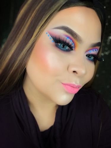 Customer photo review of [US Warehouse] Hidrocor Topaz Prescription Monthly Contact Lenses